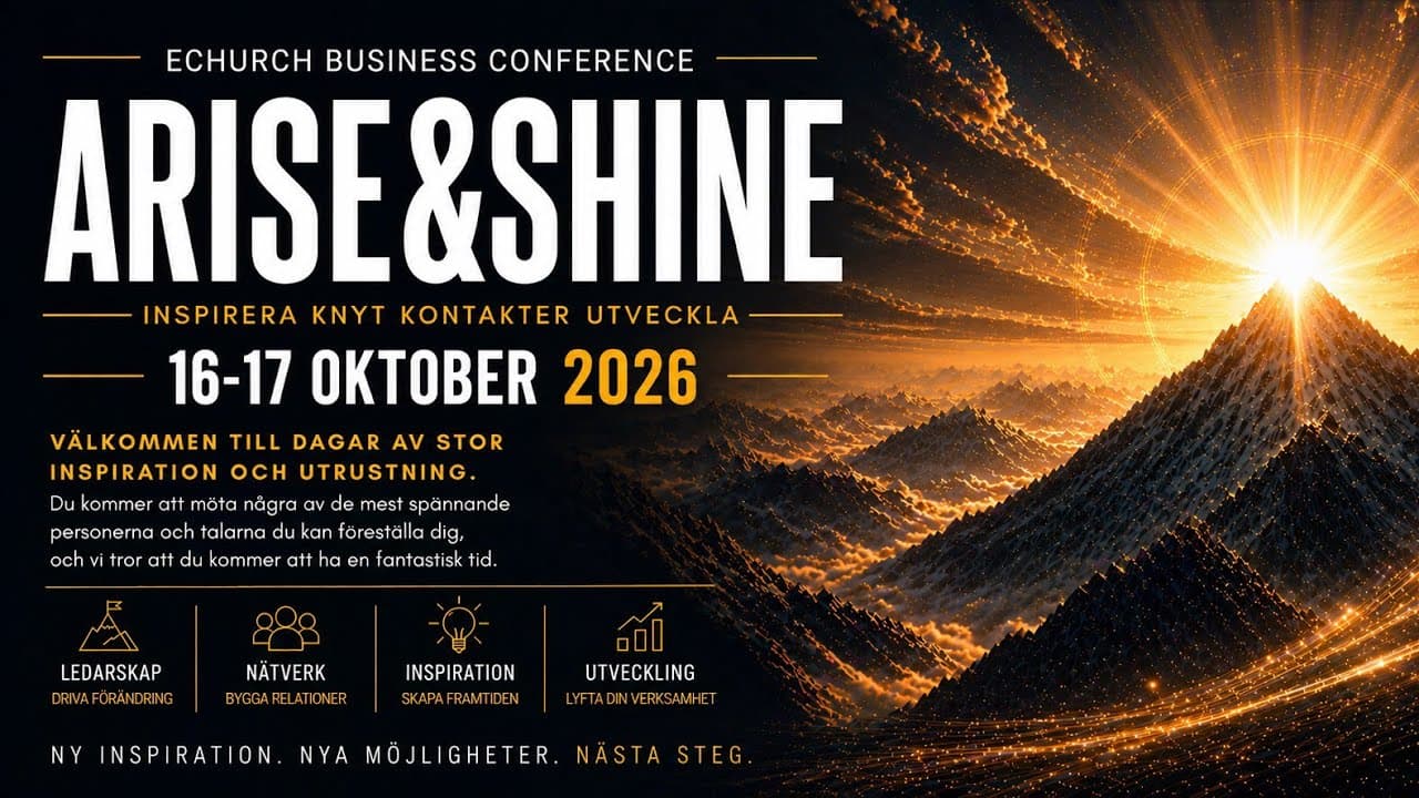Arise & Shine 2026 — den officiella promon